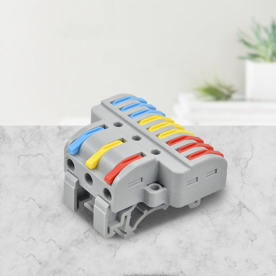 Guide Rail Type Split Quick Connect Terminal Connectors